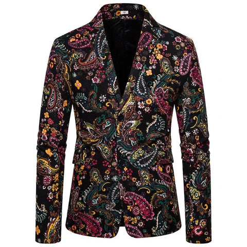 The Radnor Slim Fit Printed Blazer Suit Walter Dixxon XXS 