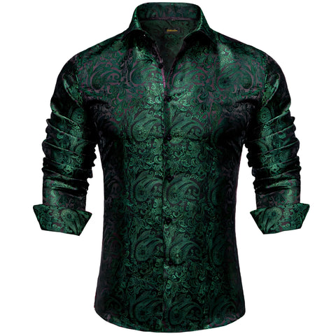 The Langston Long Sleeve Shirt - Multiple Colors WD Styles Green XXL 