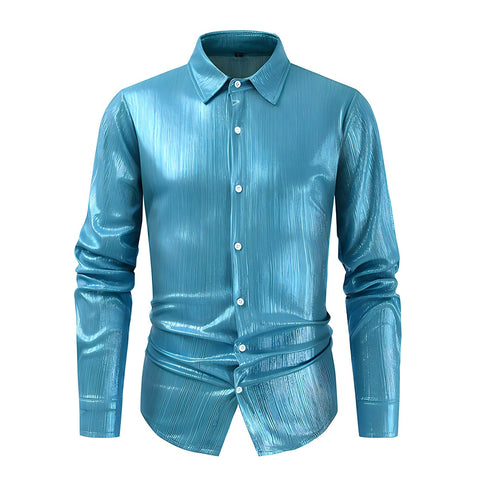 The Cornelius Slim Fit Shirt - Multiple Colors WD Styles Blue S 