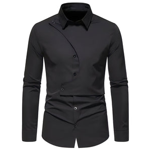 The Trenton Long Sleeve Shirt - Multiple Colors Hypersku Black S 