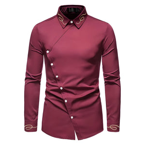 The Antonio Long Sleeve Shirt - Multiple Colors Hypersku Red L 