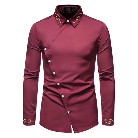 The Antonio Long Sleeve Shirt - Multiple Colors Hypersku Red L 