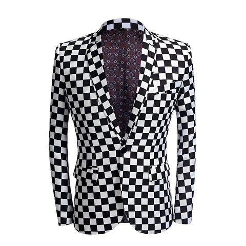 The Micro Check Slim Fit Blazer Suit Jacket Shop5798684 Store XS 