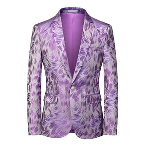 The Jasper Slim Fit Blazer Suit Jacket - Violet William // David XXS(34R) 