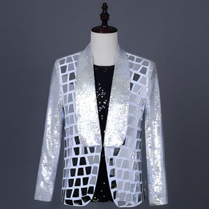 The Francesco Slim Fit Sequin Blazer Suit Jacket William // David S 