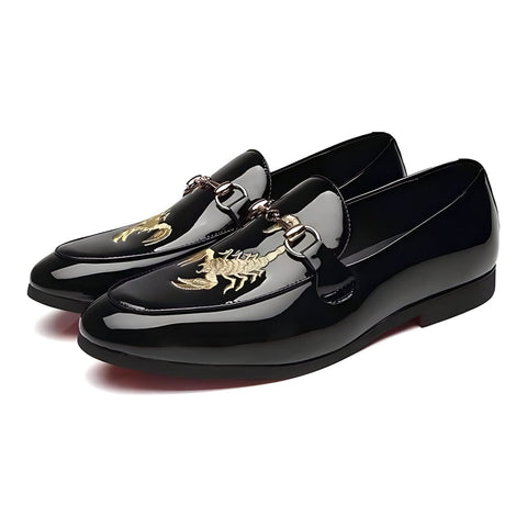 The Scorpio Patent Leather Penny Loafers DADIJIER Official Store US 6 / EU 38 