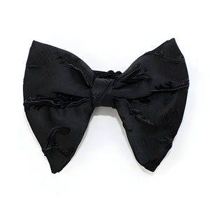 The Francisco Oversized Bow Tie - Black William // David 