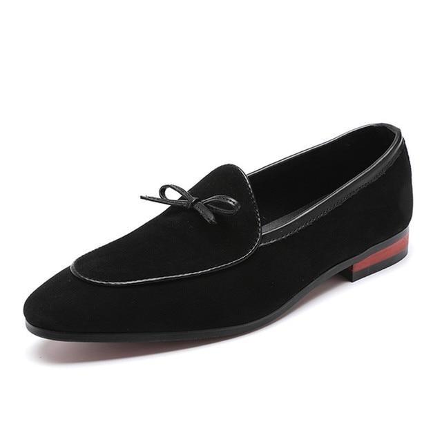 The "Lester" Suede Penny Loafers - Multiple Colors William // David Black US 8 / EU 41 